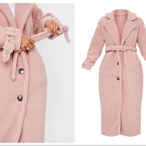 Rose Borg Oversized Belted Coat - Picture 2 of 6